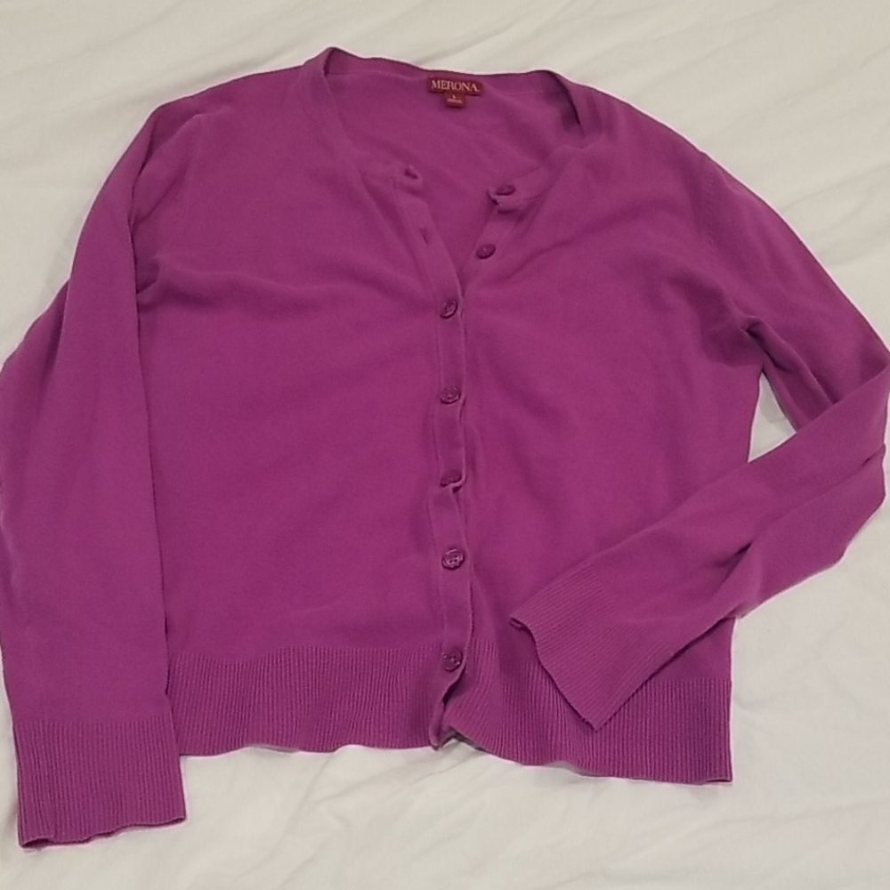 Purple Merona Cardigan